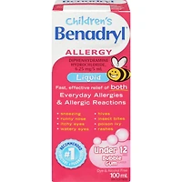 Médicament liquide contre les allergies, pour enfants, gomme à bulles