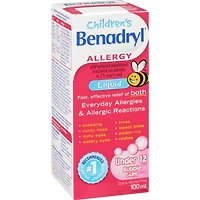 Médicament liquide contre les allergies, pour enfants, gomme à bulles