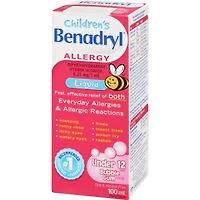 Médicament liquide contre les allergies, pour enfants, gomme à bulles