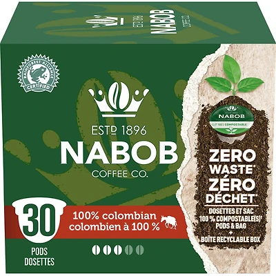 Café 100 % arabica colombien à 100 % torréfaction moyenne