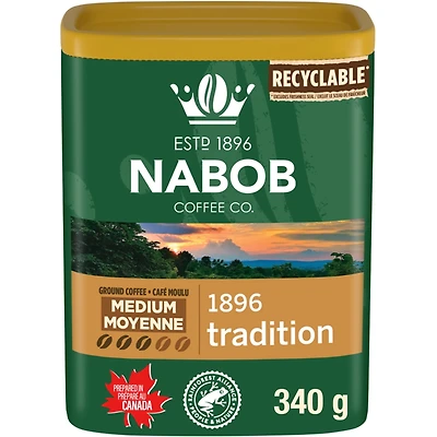 Café moulu 1896 tradition torréfaction moyenne