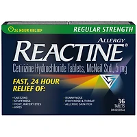 Régulier, Soulagement 24 h, comprimés à 5 mg