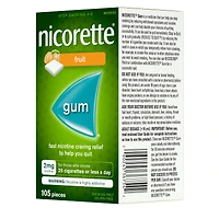Gomme à mg de nicotine