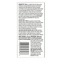 Nicotine Gum, 2 mg, Cinnamon