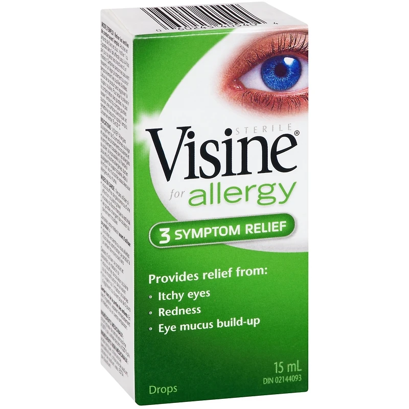 Soulagement saisonnier, Gouttes ophtalmiques pour les allergies