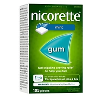 Gomme à mg de nicotine