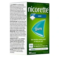 Gomme à mg de nicotine