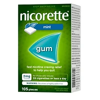 Gomme à mg de nicotine