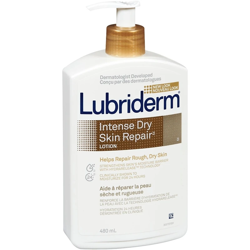 Intense Dry Skin Repair Lotion, Vitamin E, Minerals, Pro-ceramide, Dry Skin Moisturizer, Hypoallergenic, Fragrance Free