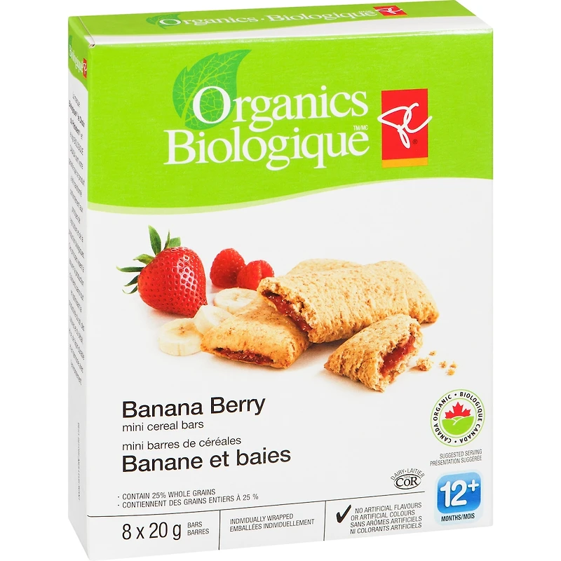 PCO Cereal Bar Banana Berry