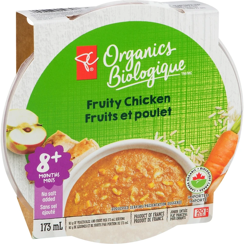 Plat Fruits et poulet