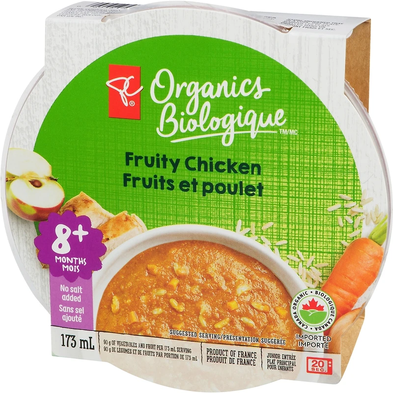Plat Fruits et poulet