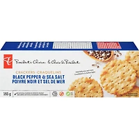 Craquelins poivre noir et sel de mer