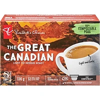 The Great Canadian Light to Medium Roast Single Serve Coffee Pods