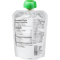 Noutrriture en purée pour bébé Fruits, légumes verts et chou-fleur avac lait de coco