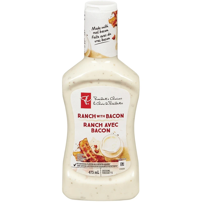 Vinaigrette ranch avec bacon