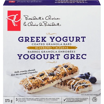 Greek Yogurt Coated & Blueberry Granola Bars