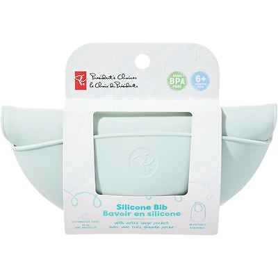 Silicone Bib with extra large pocket