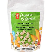 Mango & Carrot cereal puffs