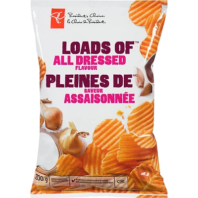 Croustilles ondulées pleines de saveur assaisonnée
