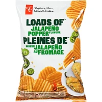 Croustilles ondulées pleines de saveur jalapeño au fromage flambant