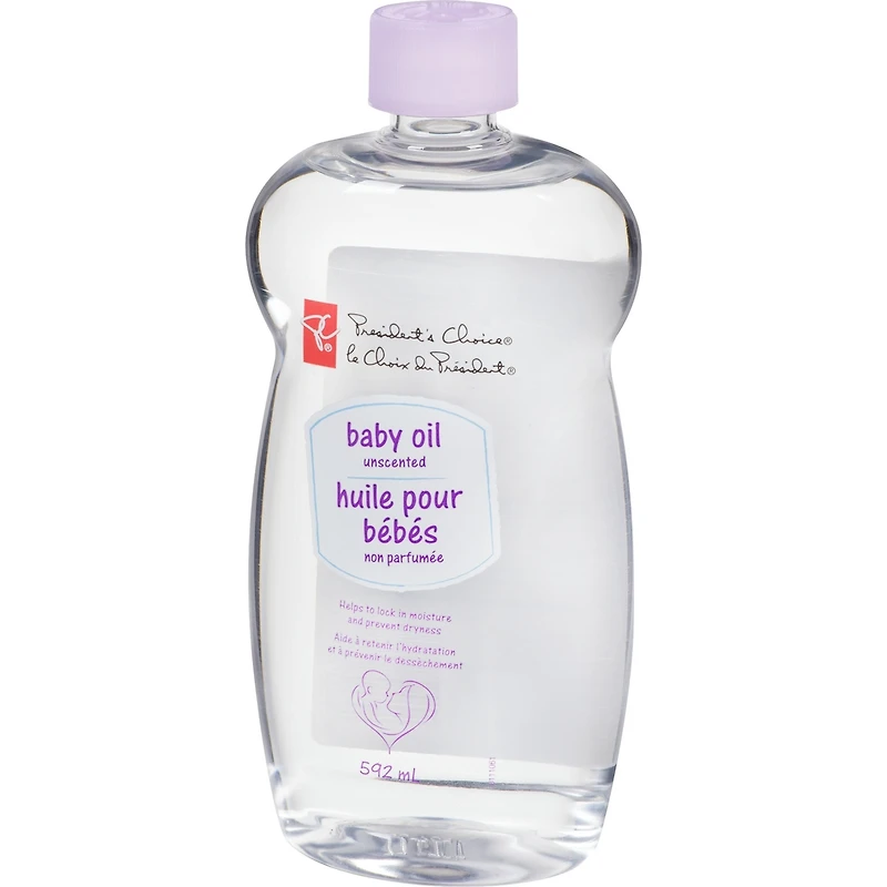 le Choix de President Huile pour Bébés non parfumée 592mL