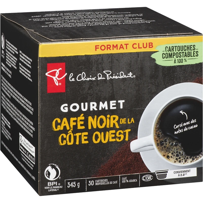 Coffee West Coast Dark Roast Gourmet Club Size
