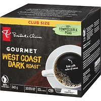 Coffee West Coast Dark Roast Gourmet Club Size
