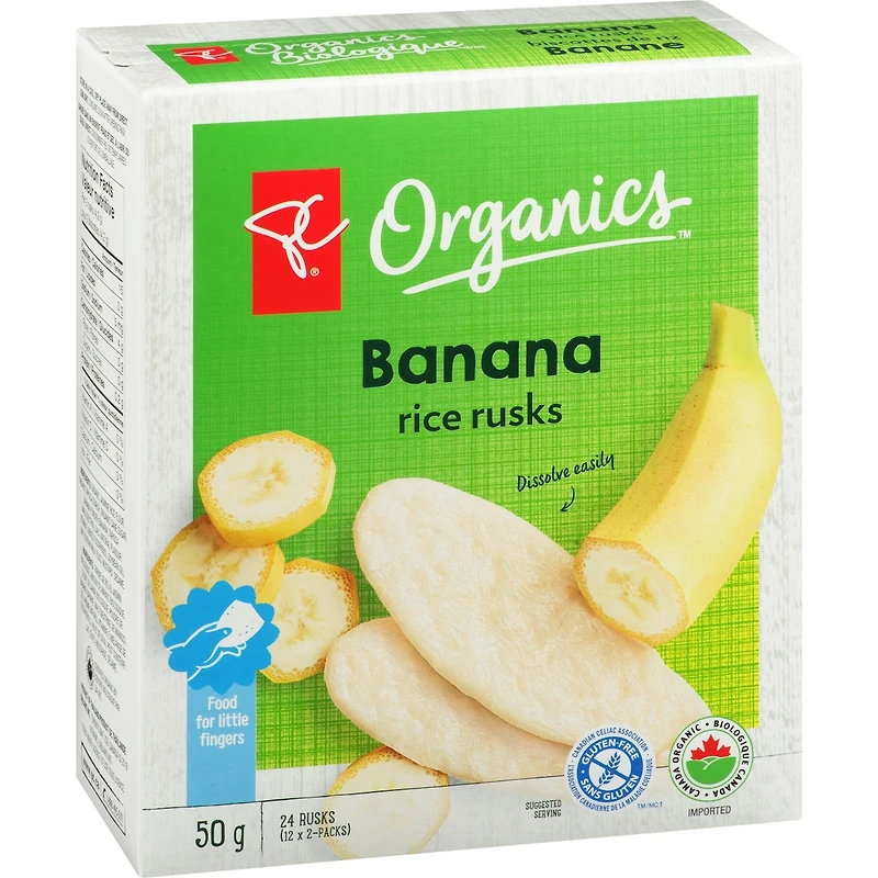 Biscottes de riz Banana