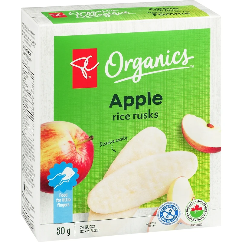Biscottes de riz Pomme