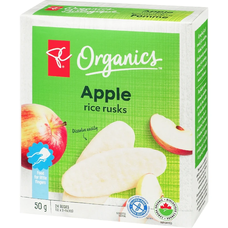 Biscottes de riz Pomme