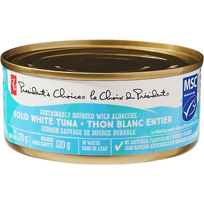 Wild Albacore Solid White Tuna