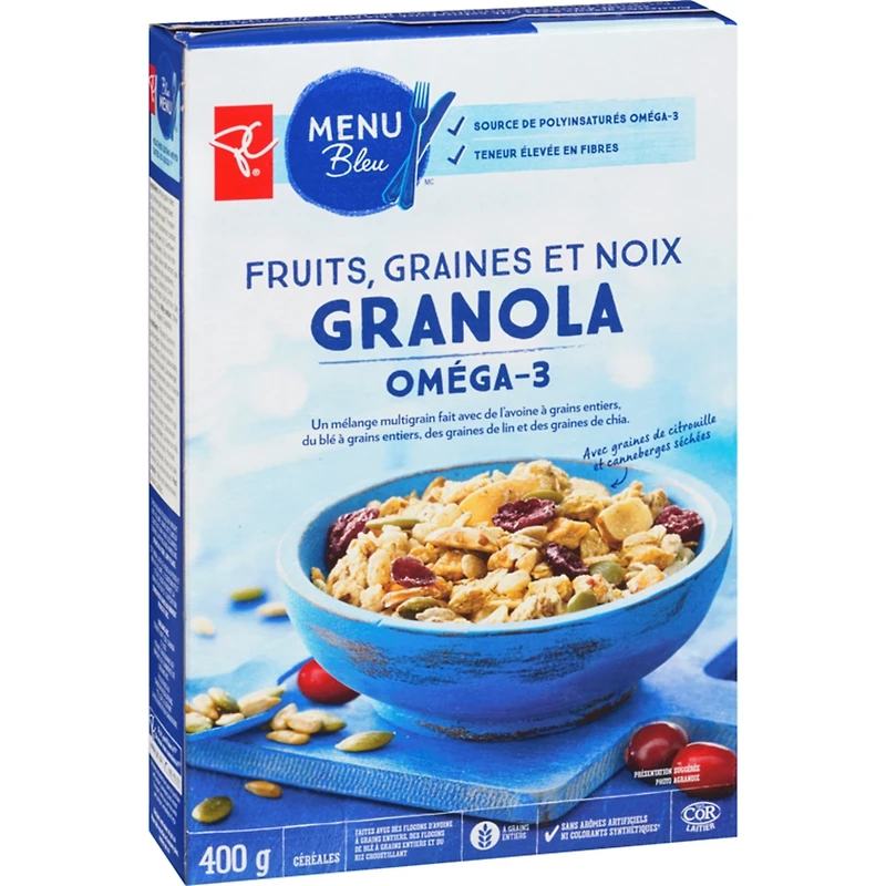 Menu Bleu Granola Omega 3