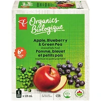 Apple, Blueberry, Green Pea 6 x 128ml