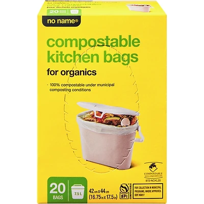 Compostable Kitchen Bags for Organics