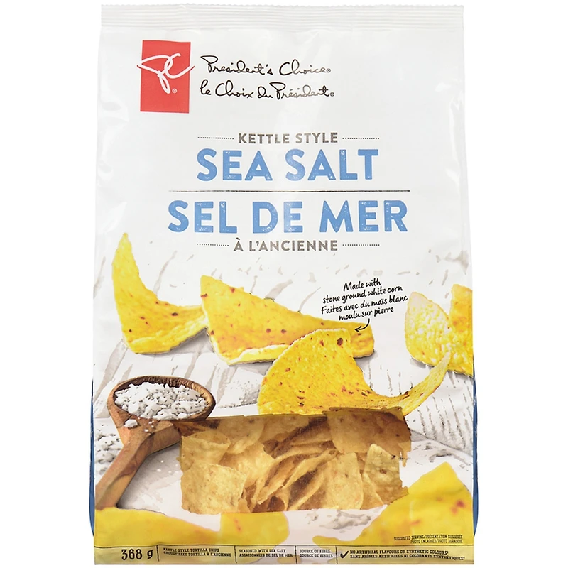 Sea Salt Kettle Cooked Tortilla Chips