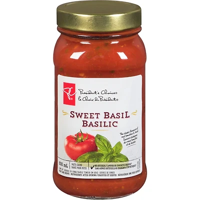 Sauce pour pâtes au basilic