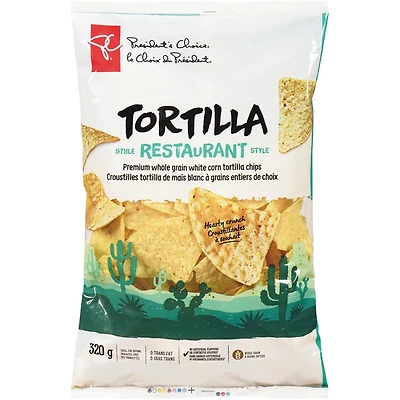 White Corn Restaurant Style Tortilla Chips