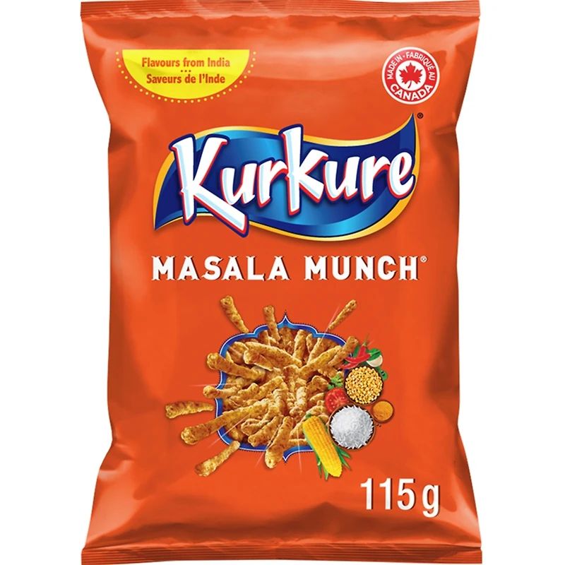 Grignotines aromatisées Masala Munch