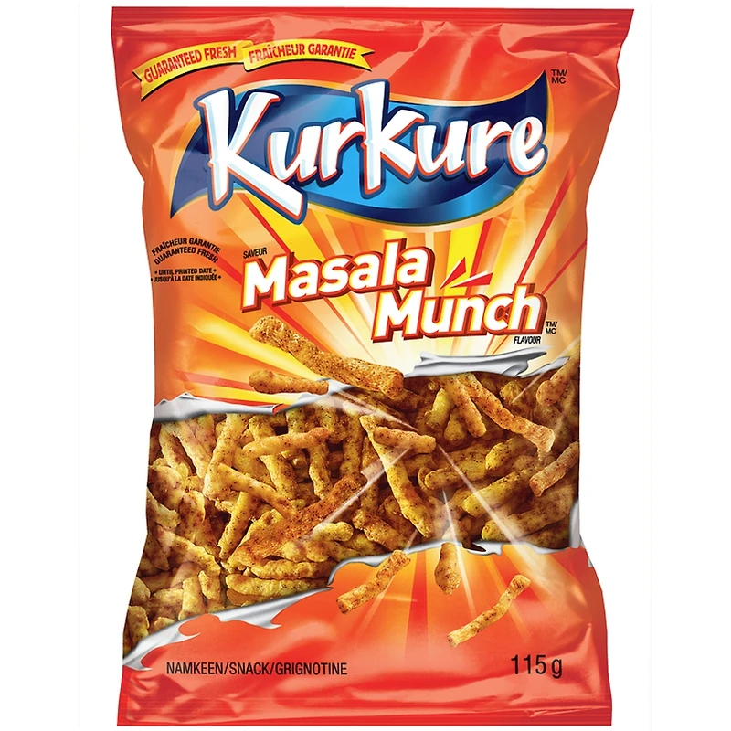 Grignotines aromatisées Masala Munch