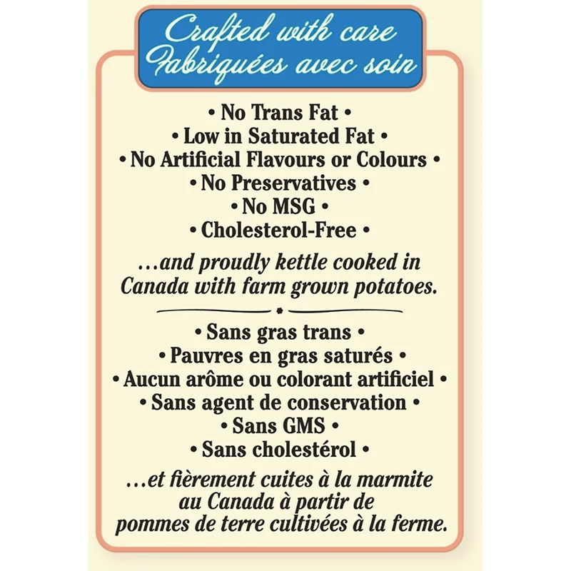 Croustilles cuites Ã  la marmite Saveur Poivron et crÃ¨me champÃªtre 200g