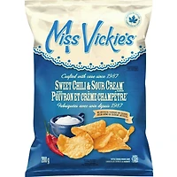 Sweet Chili & Sour Cream flavour kettle cooked potato chips 200g