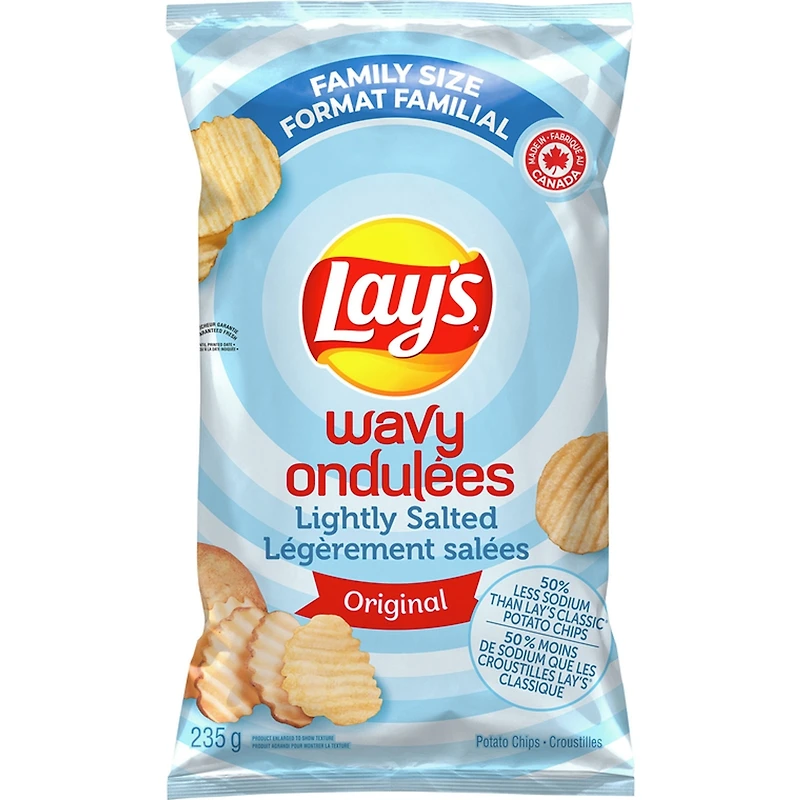 Wavy Lightly Salted potato chips