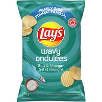 Wavy Salt & Vinegar flavoured potato chips