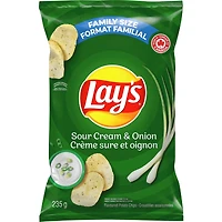 Sour Cream & Onion flavoured potato chips
