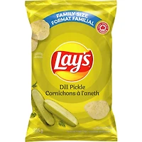 Dill Pickle flavoured potato chips