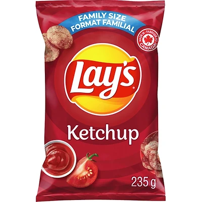 Croustilles assaisonnées Ketchup