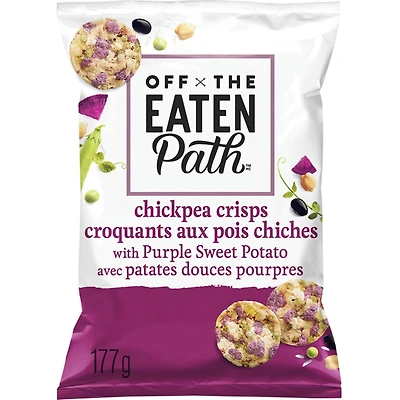 Chickpea Crisps with Purple Sweet Potato Rice and Chickpea Snacks 177g