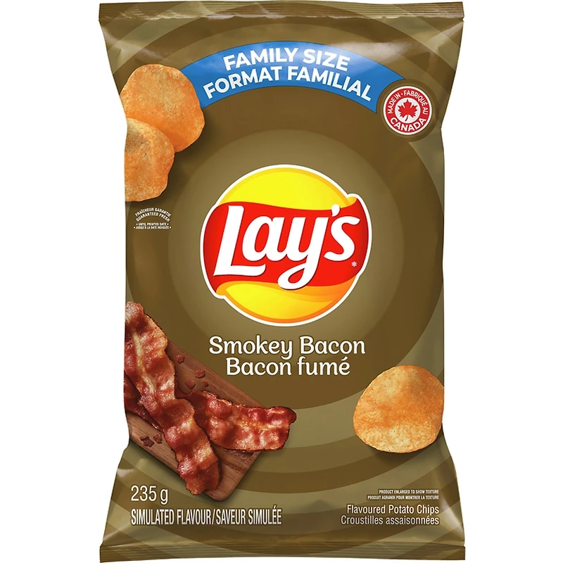 Smokey Bacon flavoured potato chips
