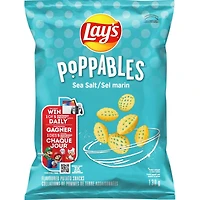 Poppables Sea Salt flavoured potato snacks